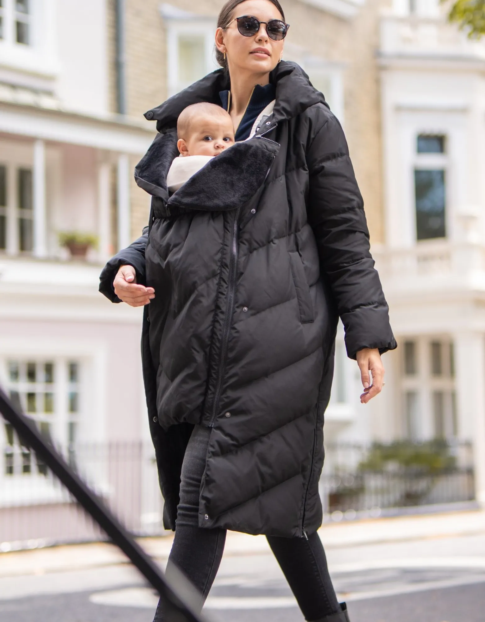 Hot Adena | Long Maternity & Babywearing Puffer Coat Coats & Jackets | Coats & Jackets