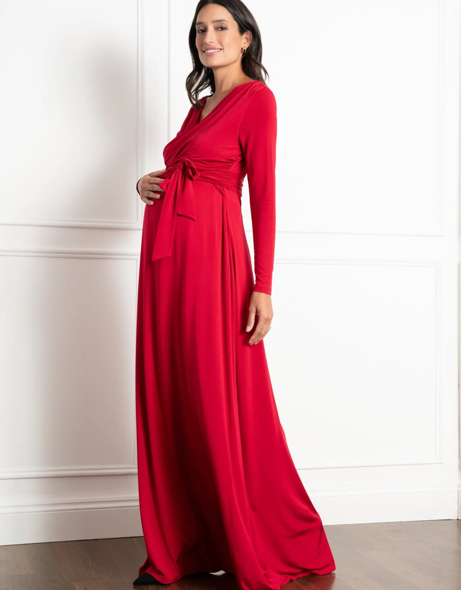 Clearance Ayuna | Wrap Maxi Maternity & Nursing Dress Dresses | Formal Dresses