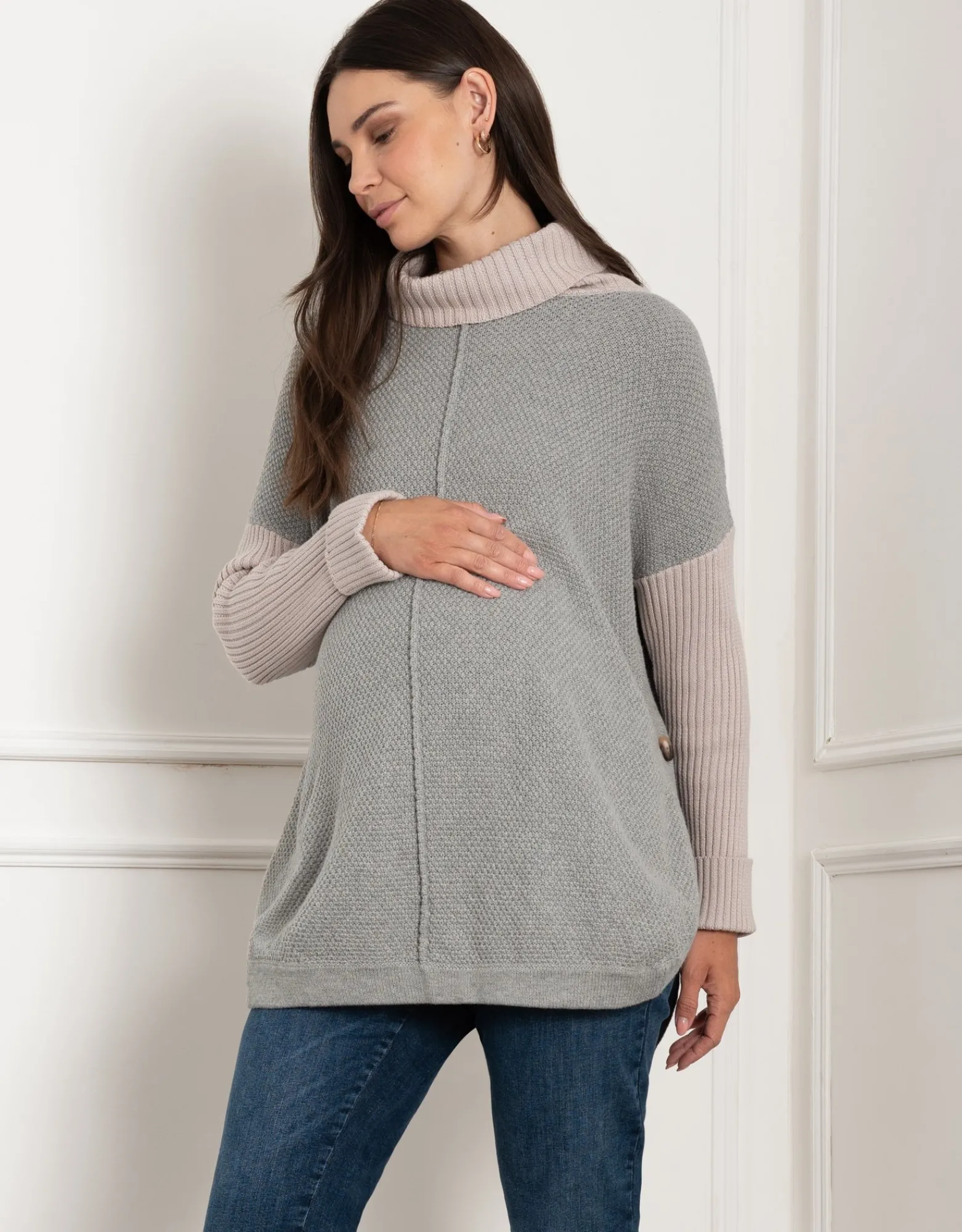 Best Bertram | Roll Neck Knit Maternity & Nursing Sweater Jumpers & Sweaters | Hoodies & Tops