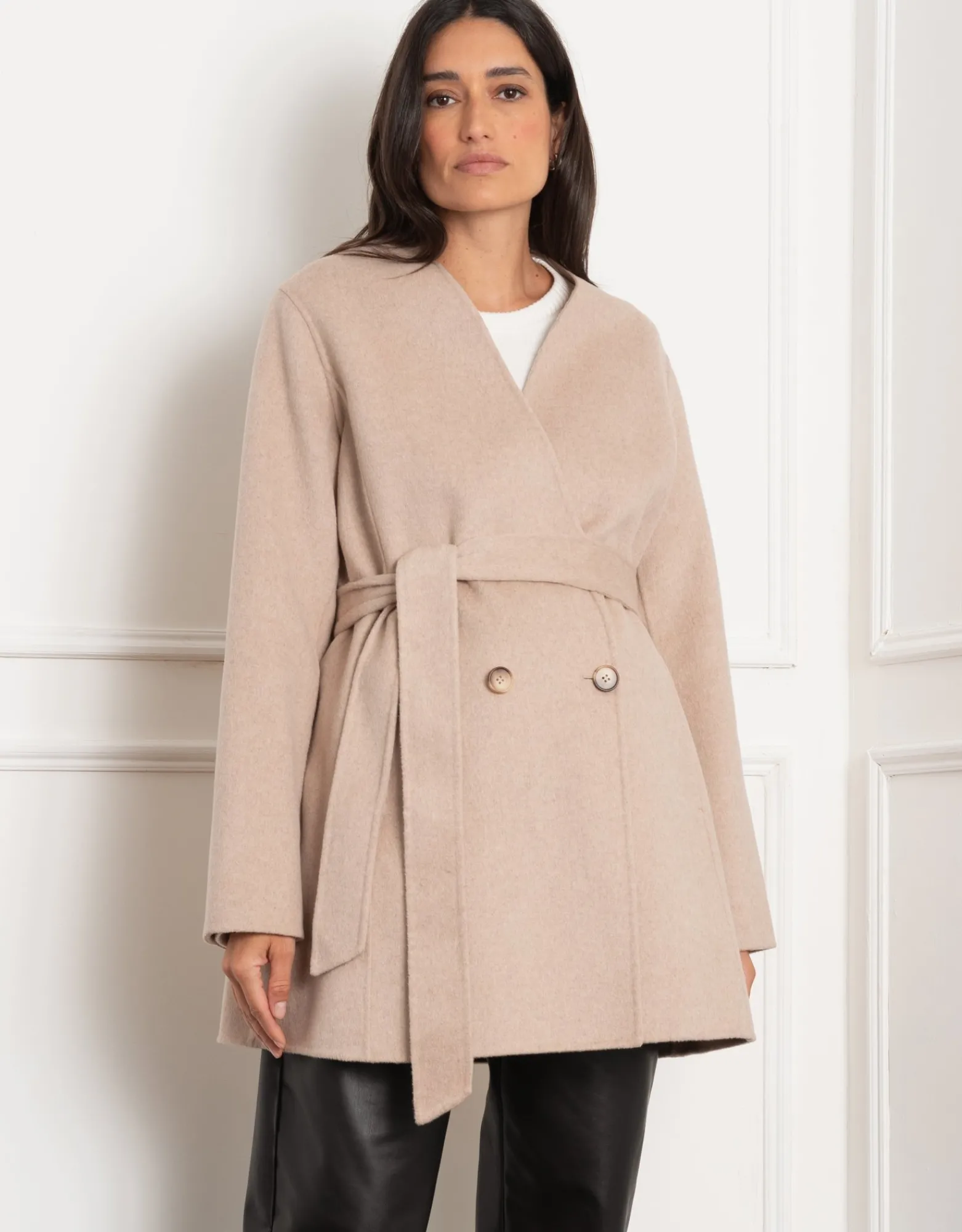 Shop Chandler | Double-Breasted Wool Maternity Coat Coats & Jackets | Coats & Jackets