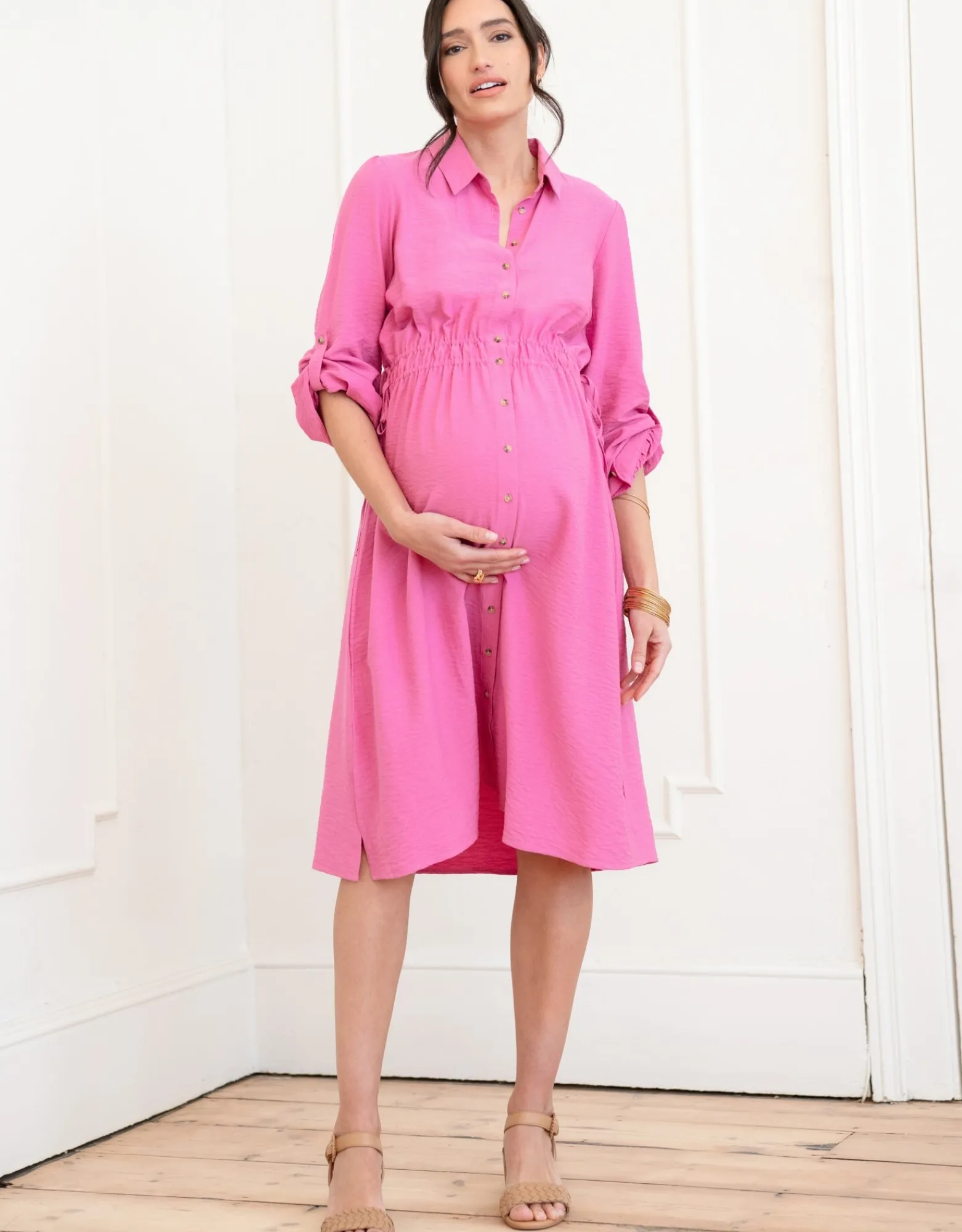 Best Sale Elina | Maternity Shirt Dress Dresses | Dresses