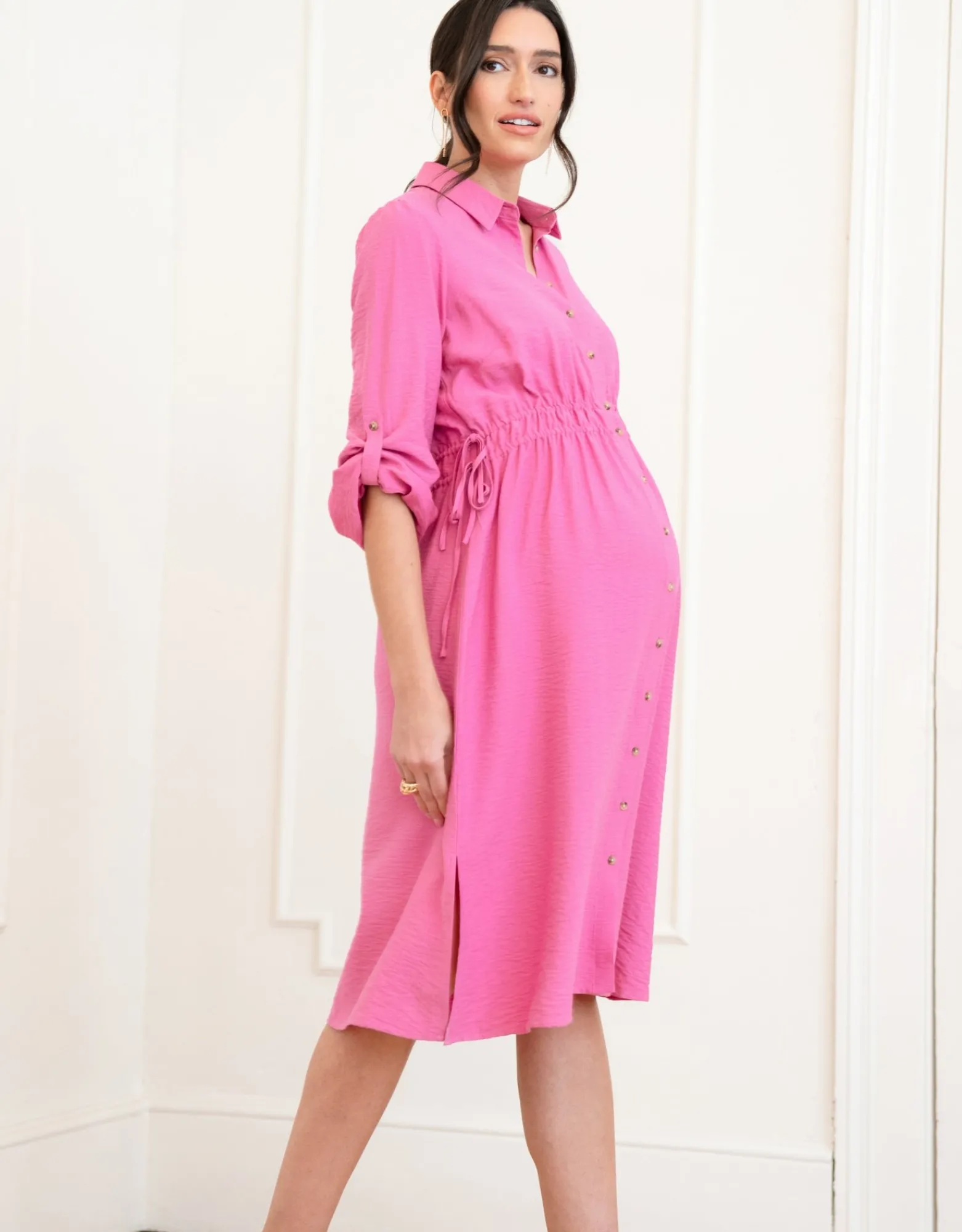 Best Sale Elina | Maternity Shirt Dress Dresses | Dresses