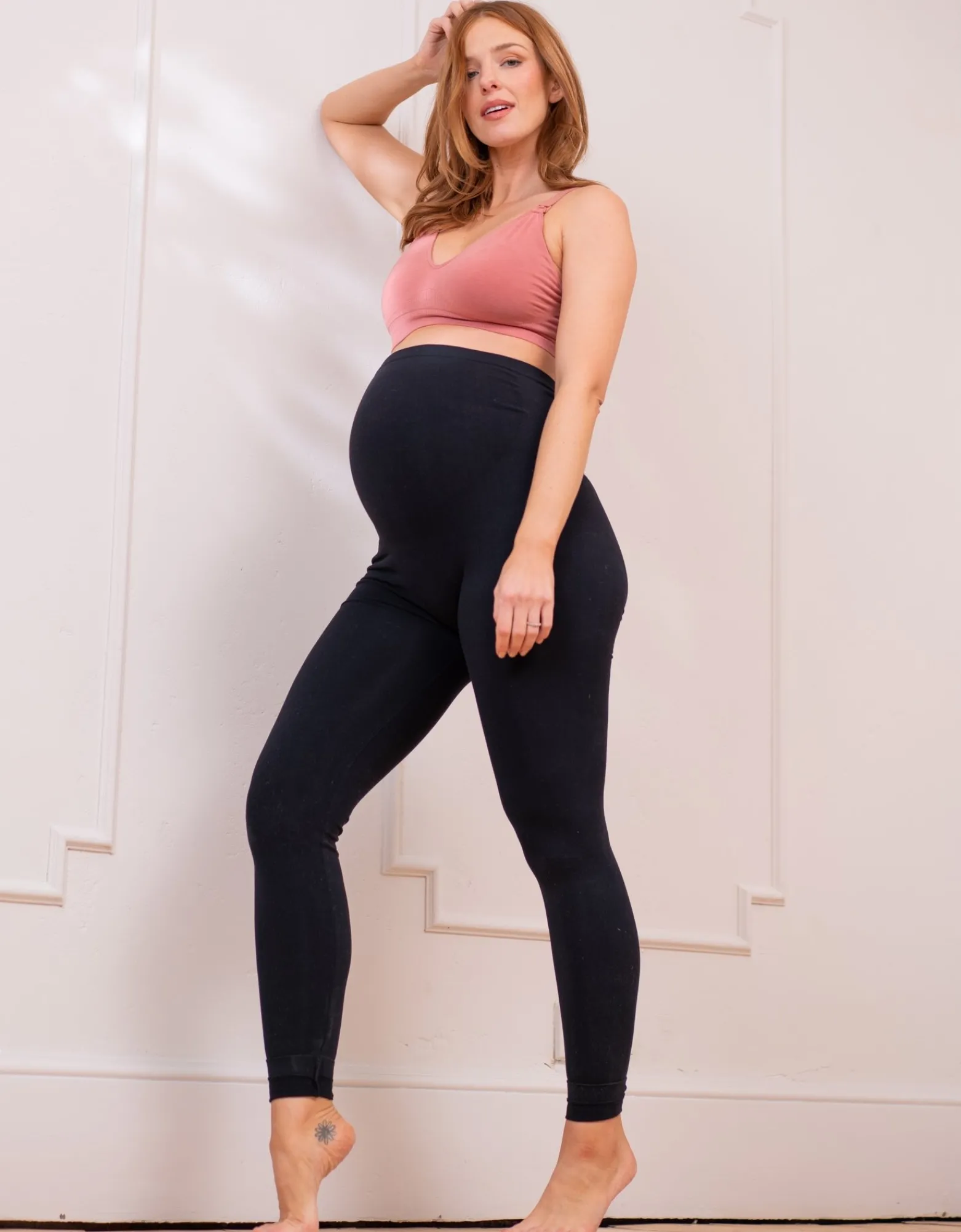 Discount Kailey | Ultimate Seamless Over Bump Maternity Leggings Essentials | Leggings