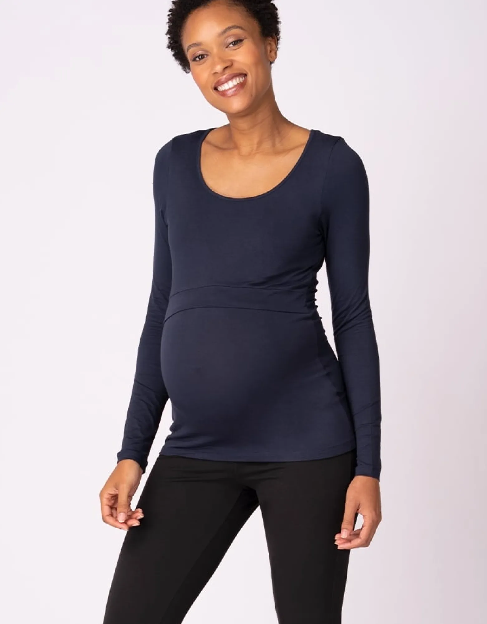 Store Laina | Twin Pack Maternity & Nursing Tops u2013 Navy & Grey Essentials | Kits & Sets