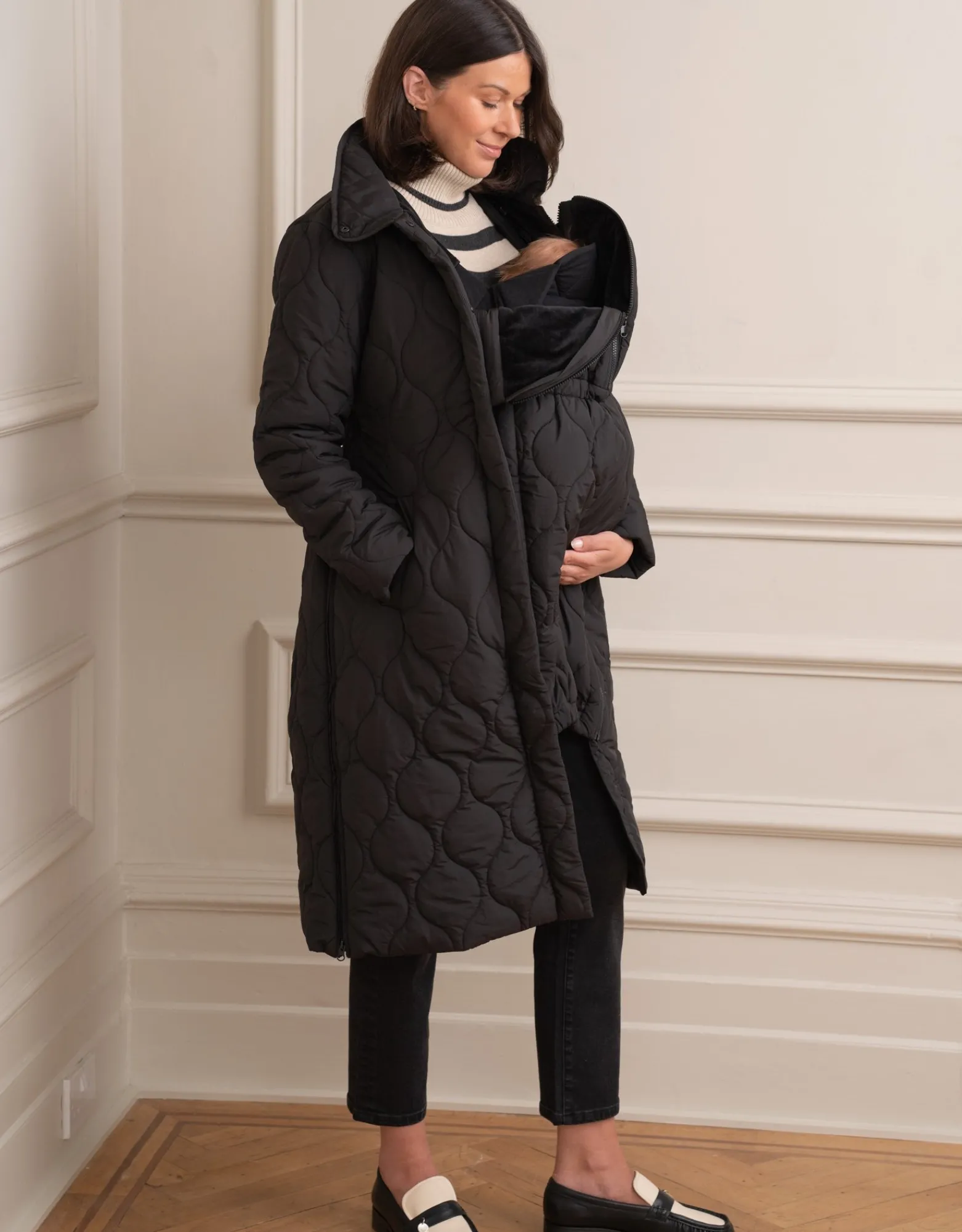 Cheap Laurie | Quilted 3 in 1 Maternity & Babywearing Coat Coats & Jackets | Coats & Jackets