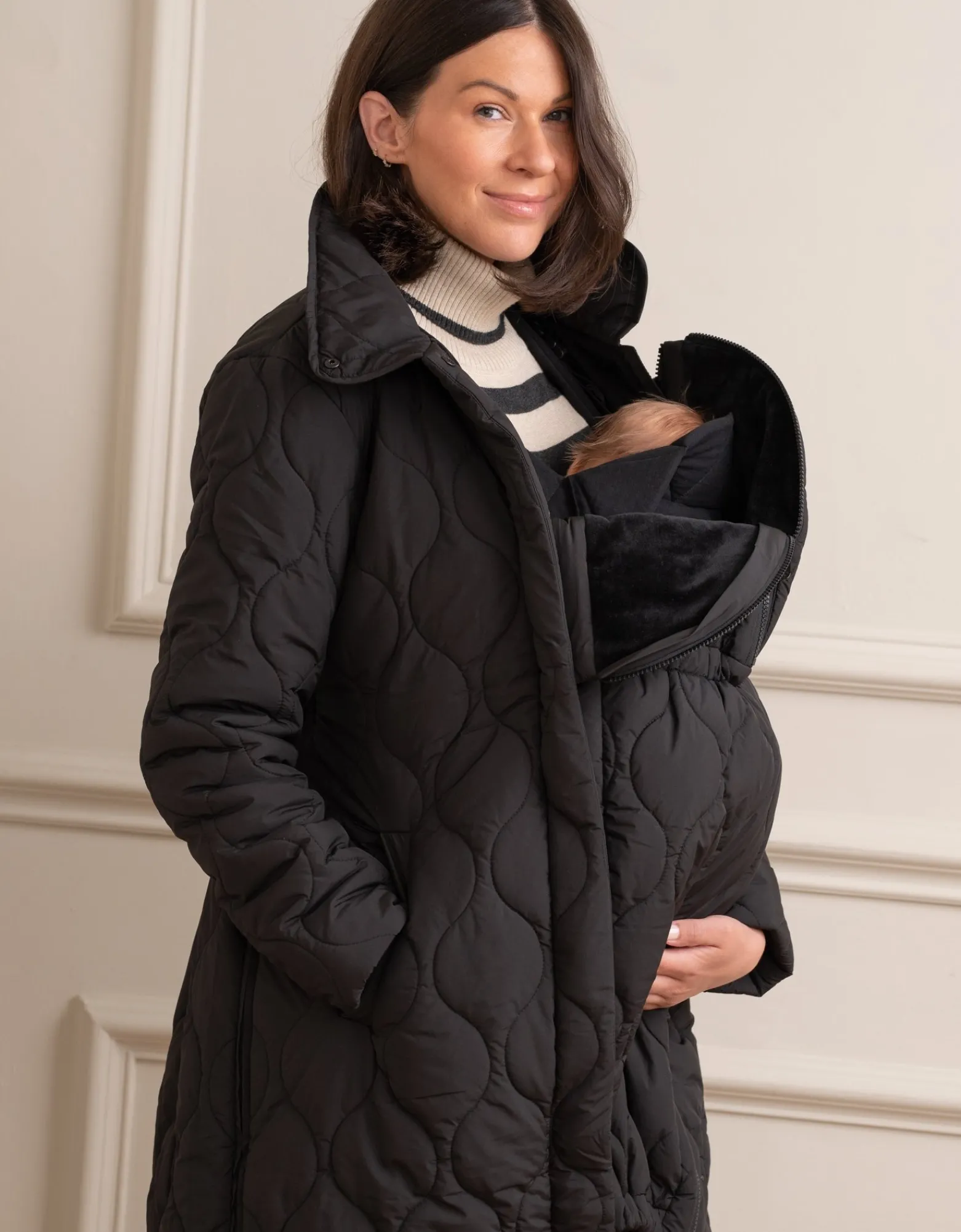 Cheap Laurie | Quilted 3 in 1 Maternity & Babywearing Coat Coats & Jackets | Coats & Jackets