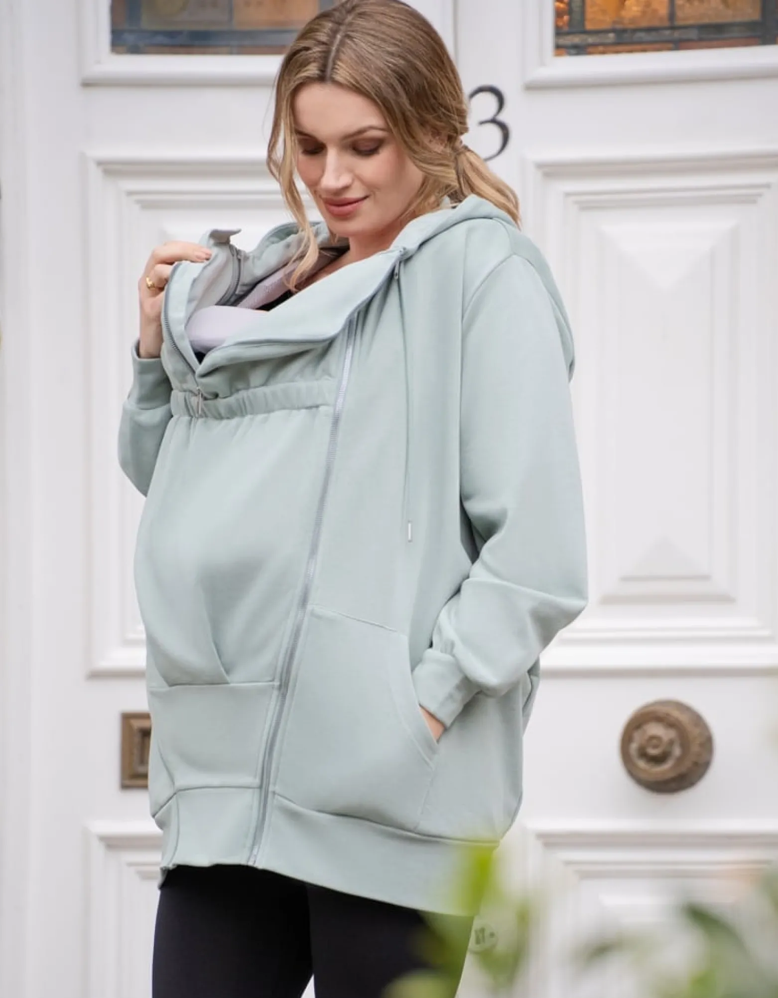 Best Leilani | Curve 3 in 1 Maternity & Babywearing Hoodie Tops | Hoodies & Tops