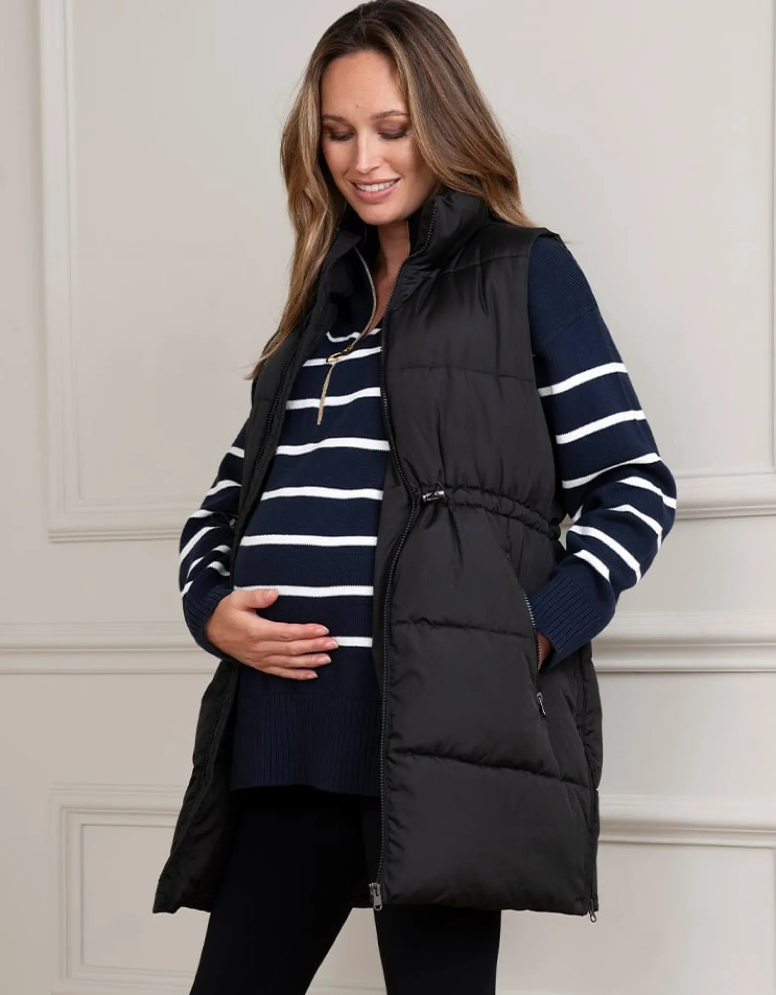 Flash Sale Melia | Black 3 in 1 Maternity & Babywearing Vest Coats & Jackets | Coats & Jackets