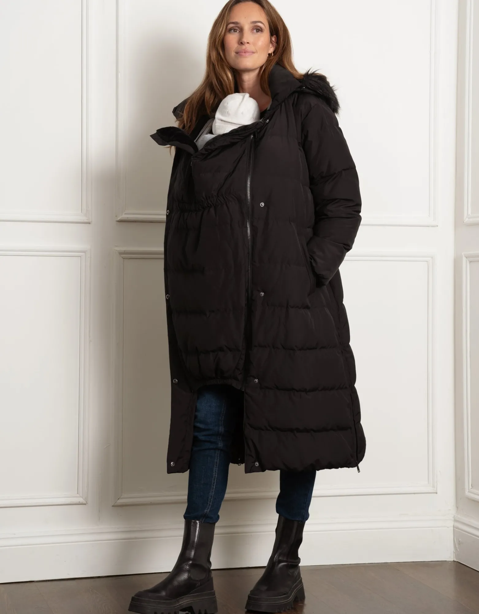 Best Sale Monika | Belted Maternity & Babywearing Puffer Coat Coats & Jackets | Coats & Jackets