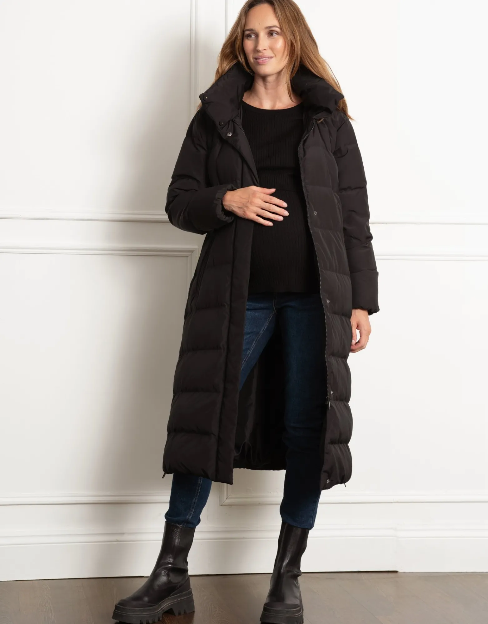 Best Sale Monika | Belted Maternity & Babywearing Puffer Coat Coats & Jackets | Coats & Jackets