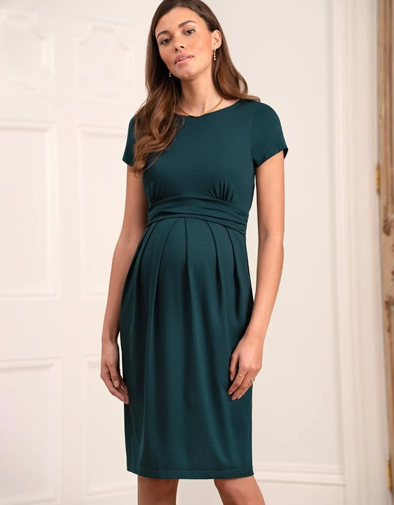 Outlet Peachey | Maternity & Nursing Short Sleeve Dress Dresses