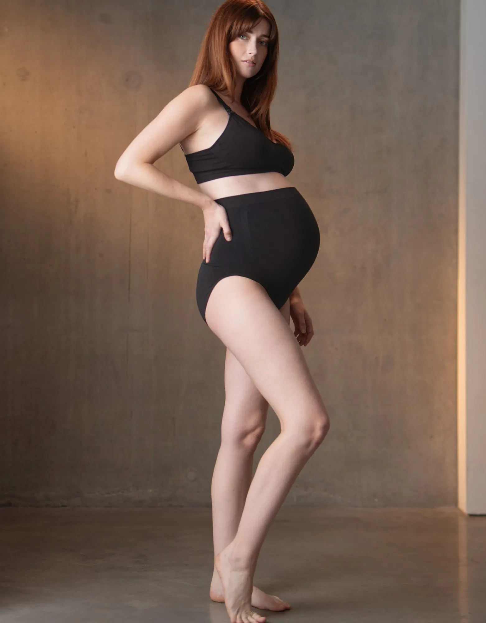 Hot Quinlan |  Twin Pack Bamboo Over Bump Maternity Briefs Essentials