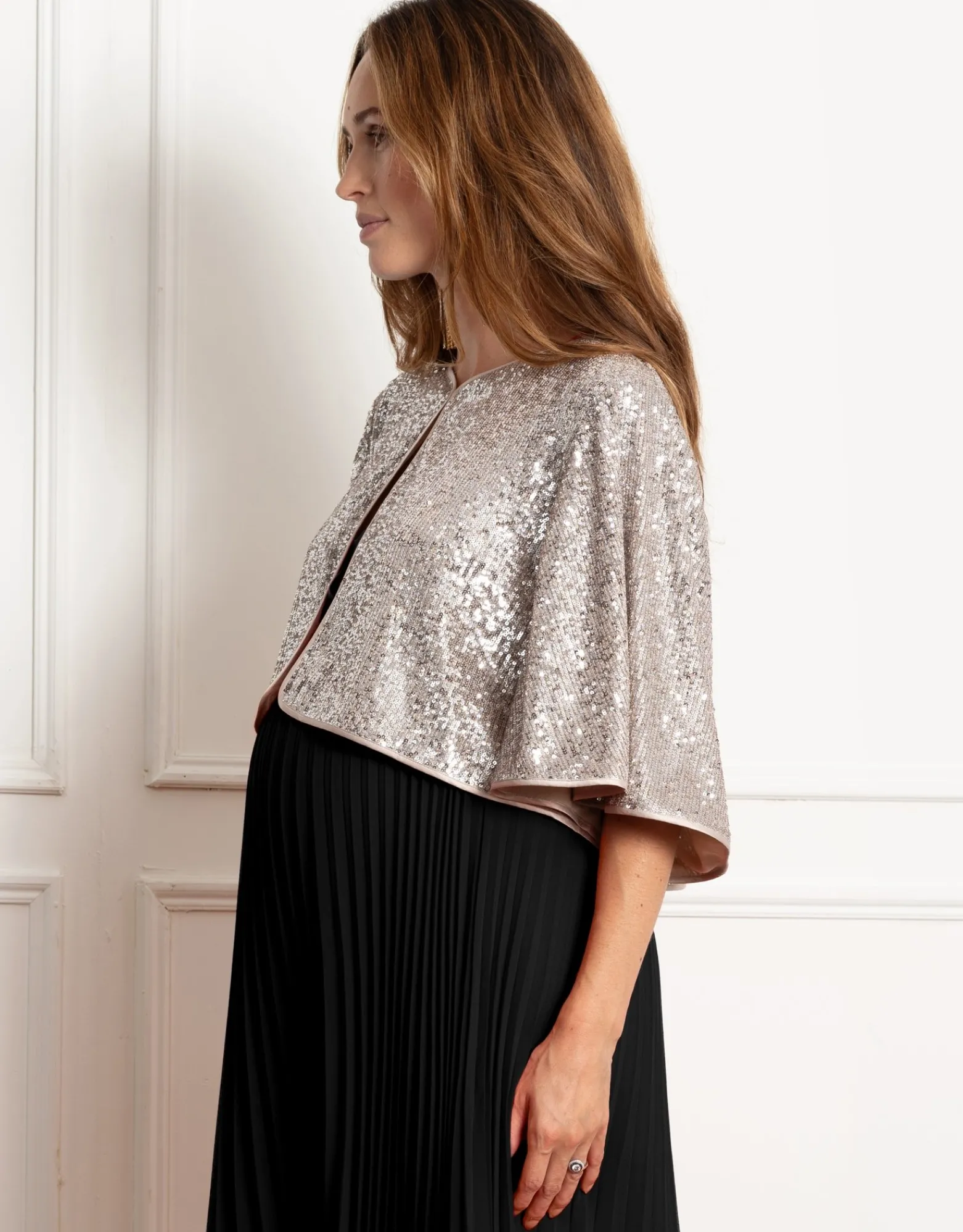 Sale Ridley | Sparkle Layering Maternity Shawl Formal Dresses