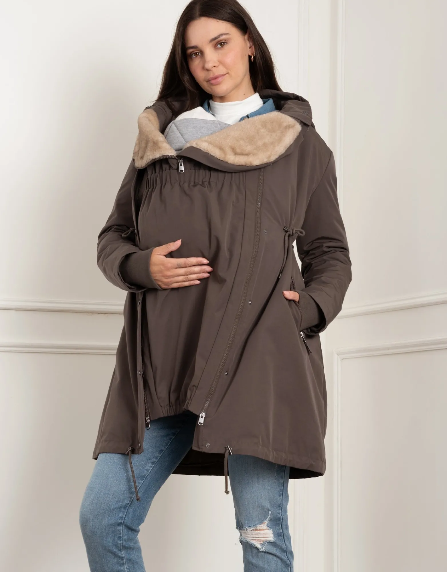 Discount Valina | 3 in 1 Maternity, Nursing and Babywearing Premium Parka Coats & Jackets | Coats & Jackets